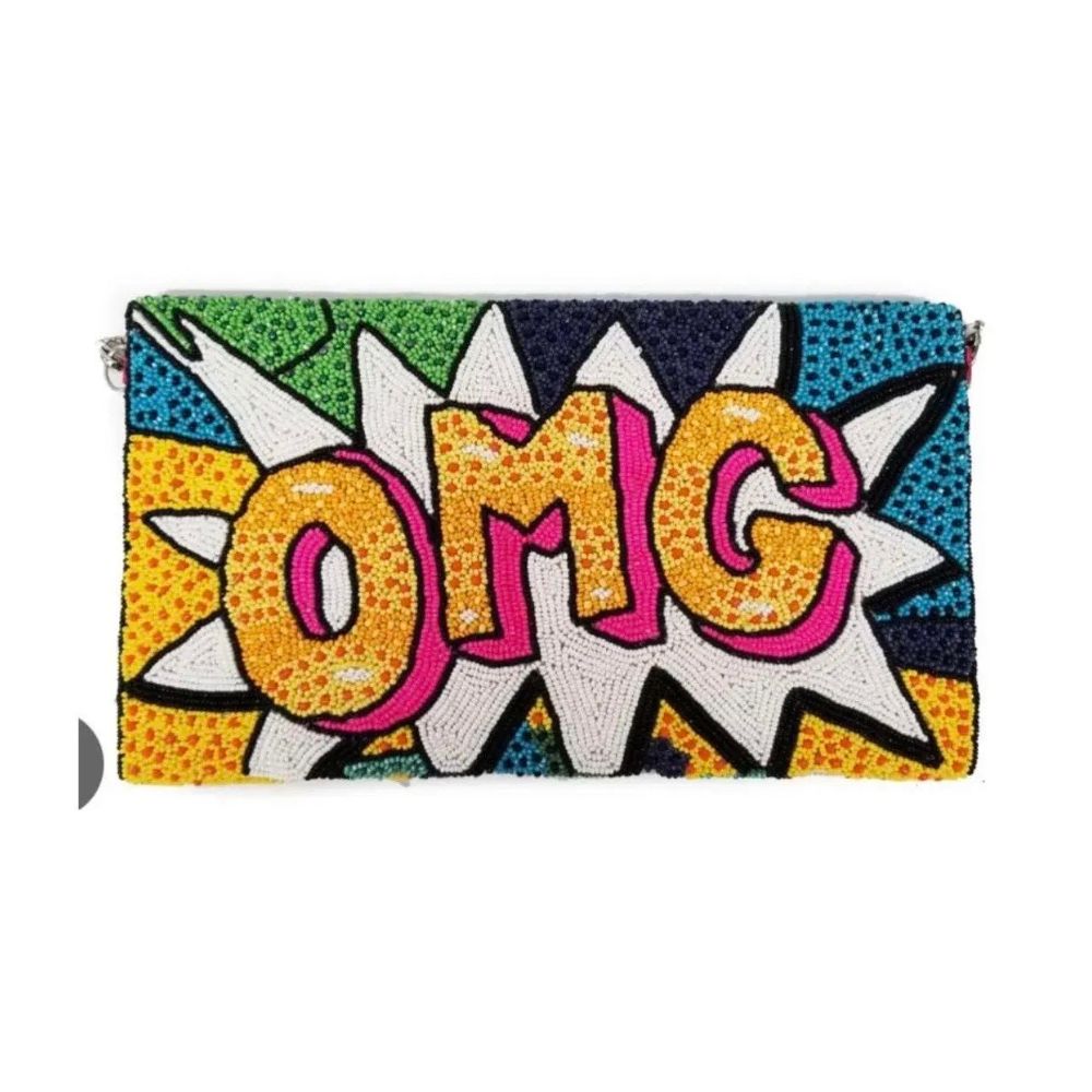OMG Beaded Clutch