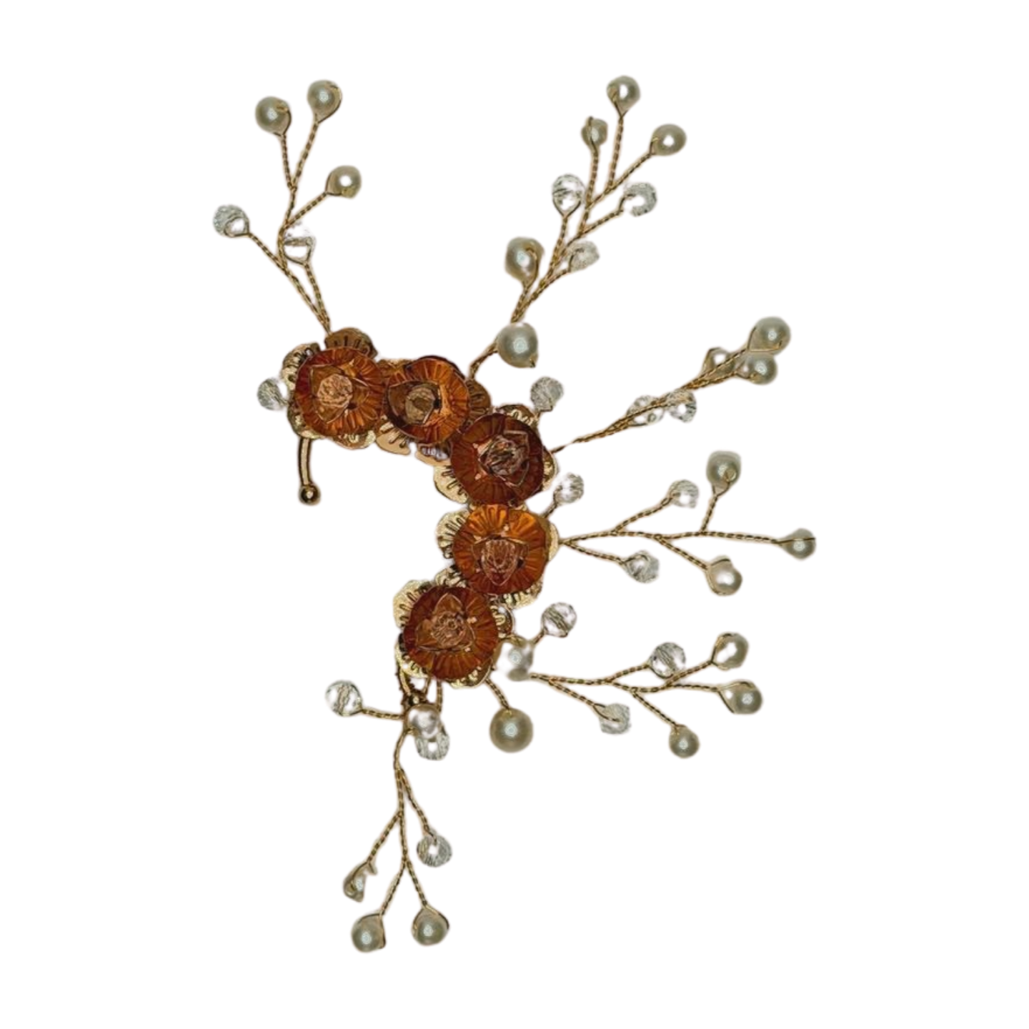 Orange Blossom Ear Cuff