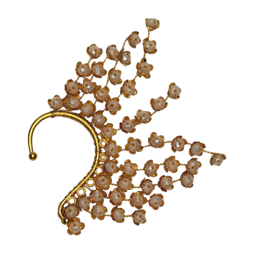 Bronze Blossom Ear Cuff