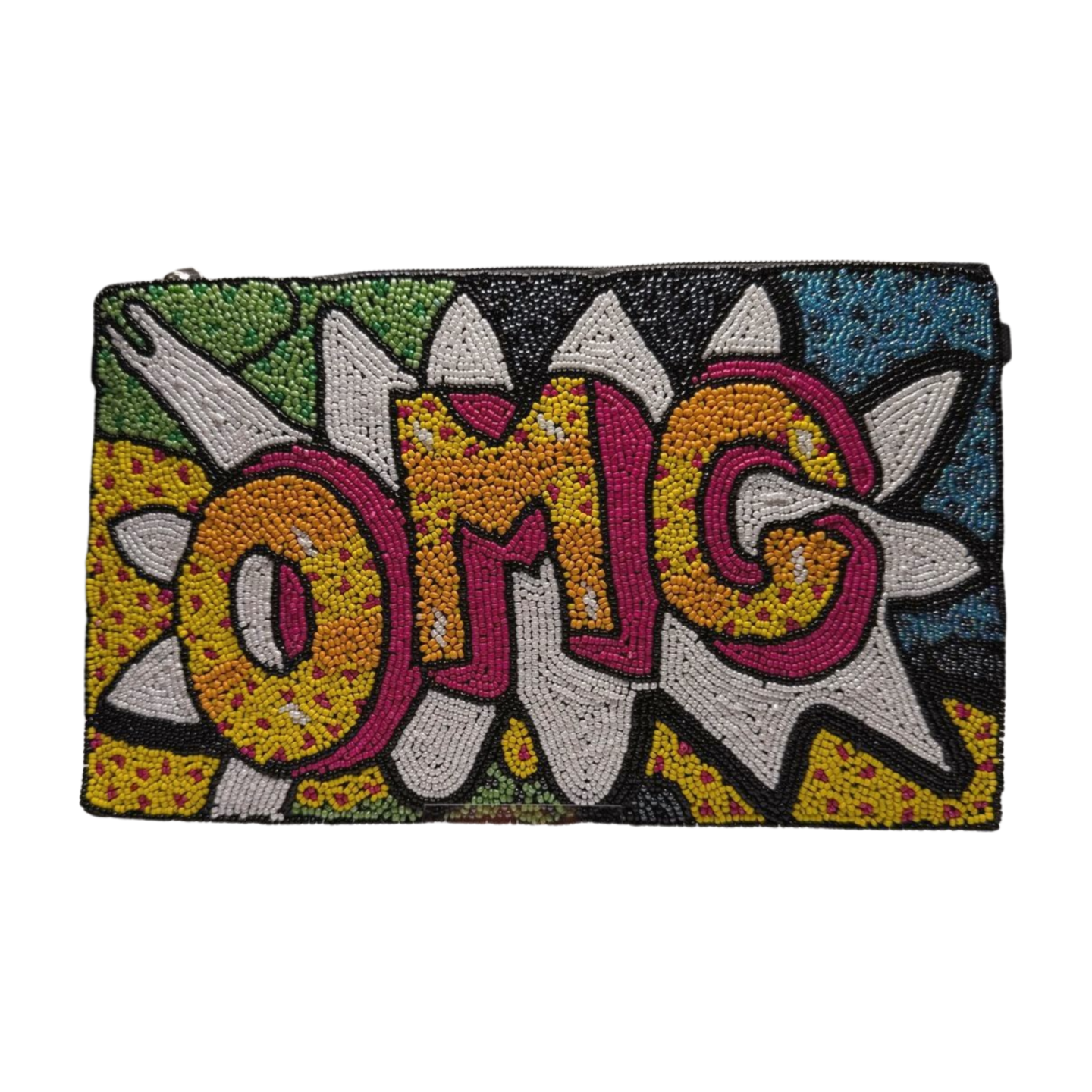 OMG Beaded Clutch